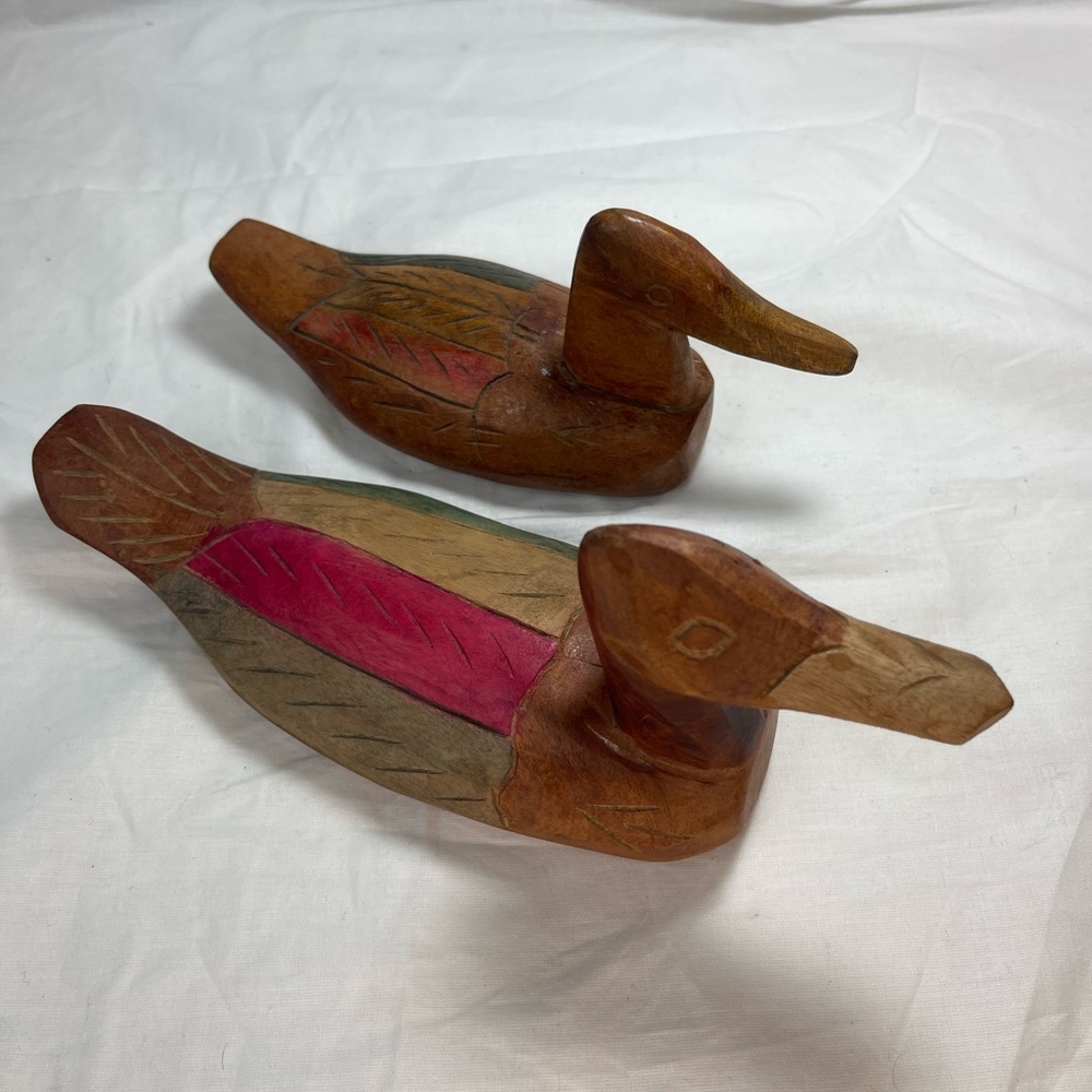 Vintage Handcrafted Wooden Duck Decoys - Picture 5 of 7